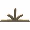 Ekena Millwork Richland Rough Sawn Timber Gable Bracket, Douglas Fir, 84"W x 49"H x 4"D x 6"F, 14/12 Pitch GBW084X49X0406RIC00RDF - alternate 3